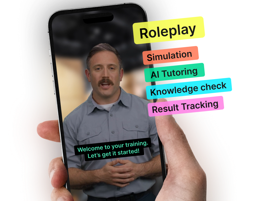 Practice with AI role-play